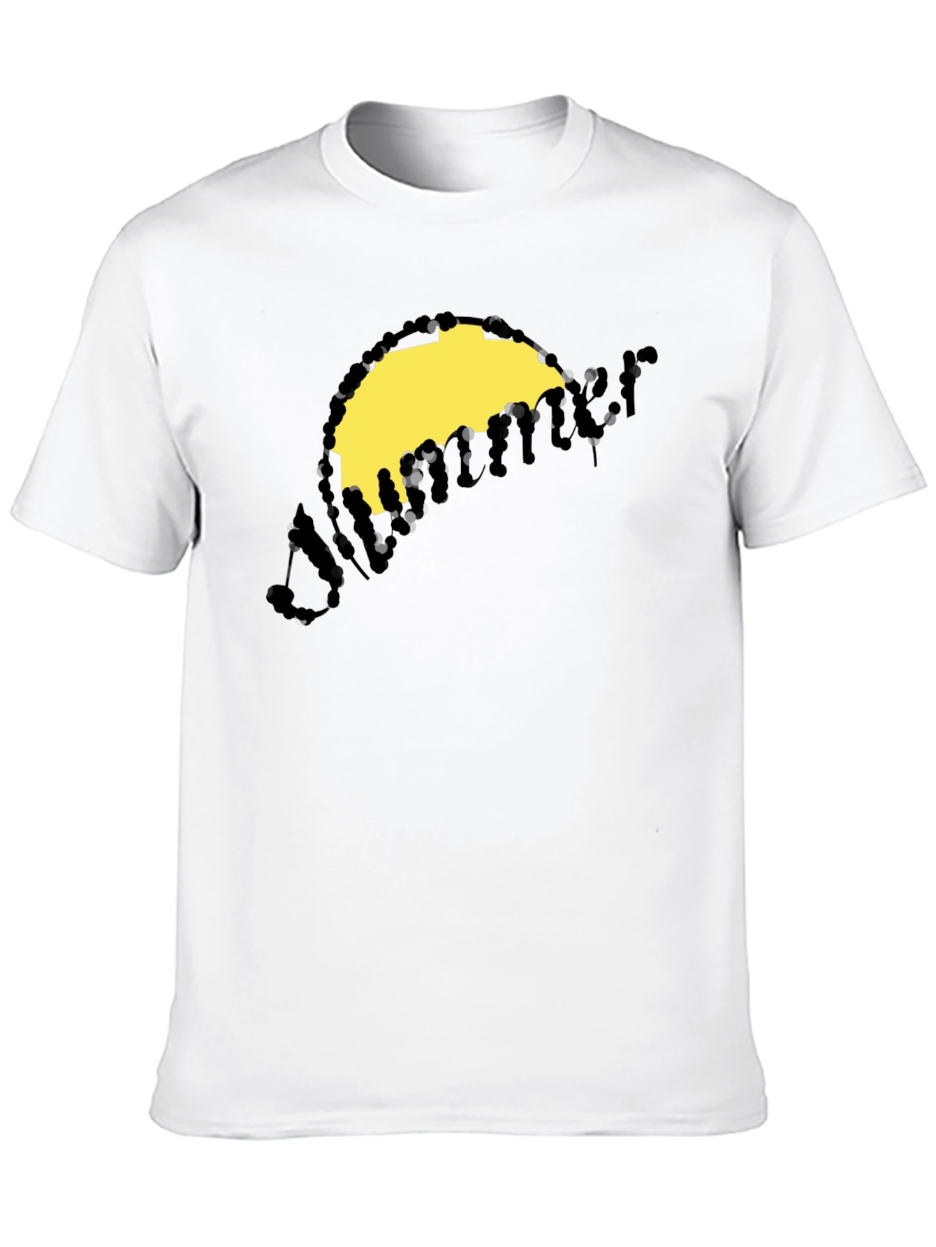 Summer Graphic T-Shirt - Black