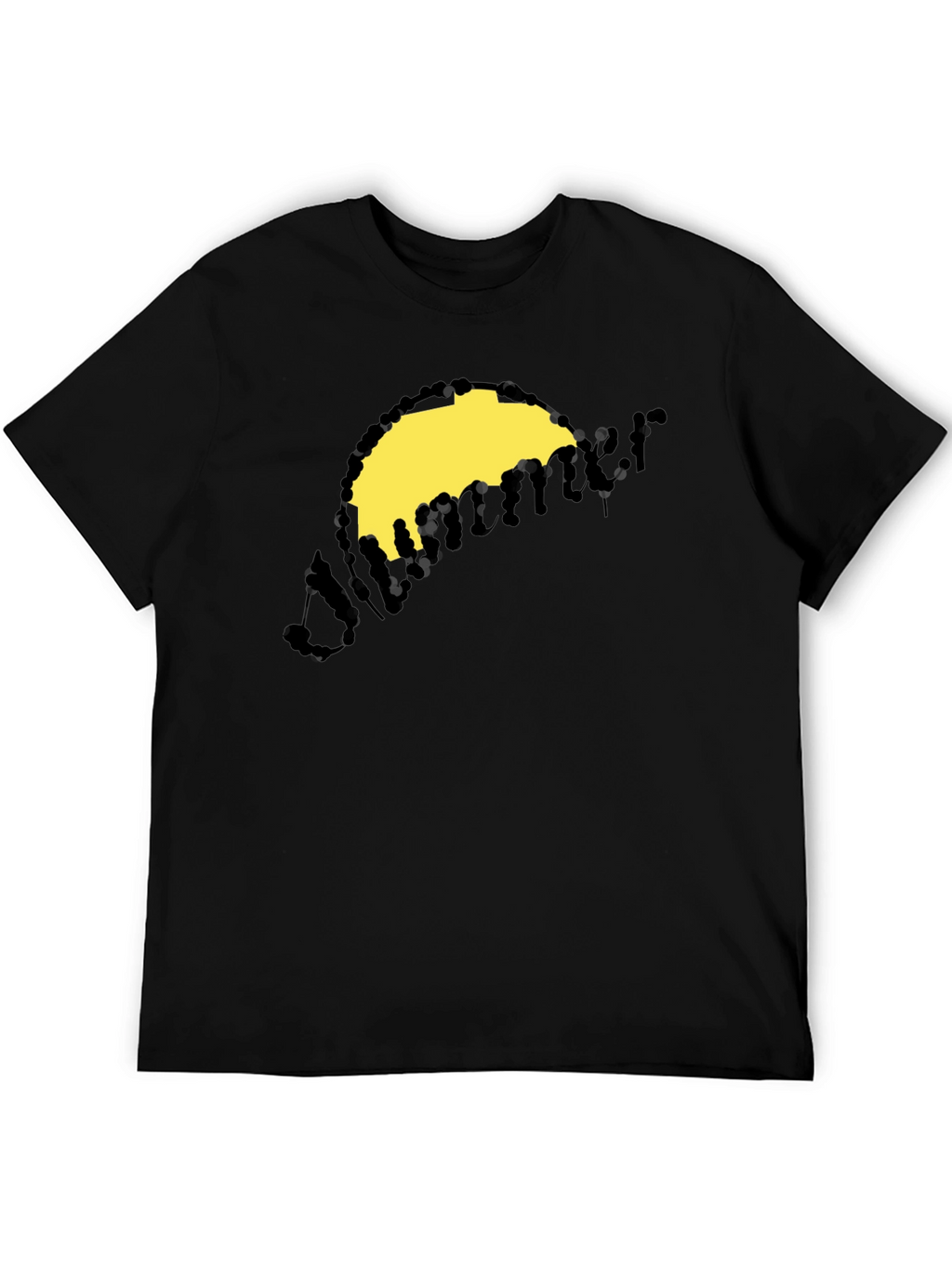 Summer Graphic T-Shirt - Black