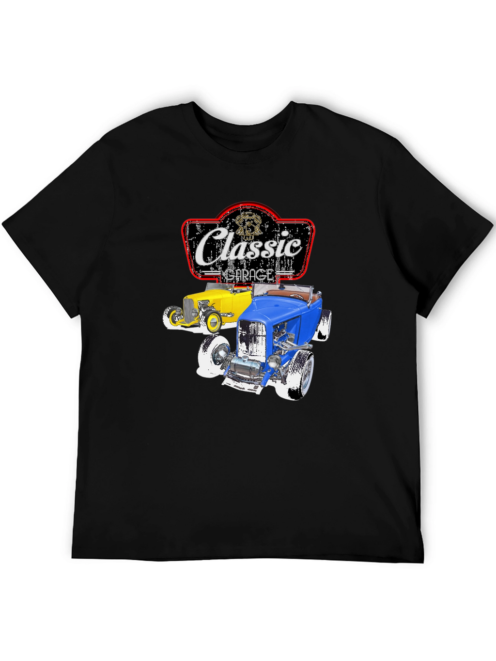 Classic Garage T-Shirt: Retro Hot Rod Graphic Tee