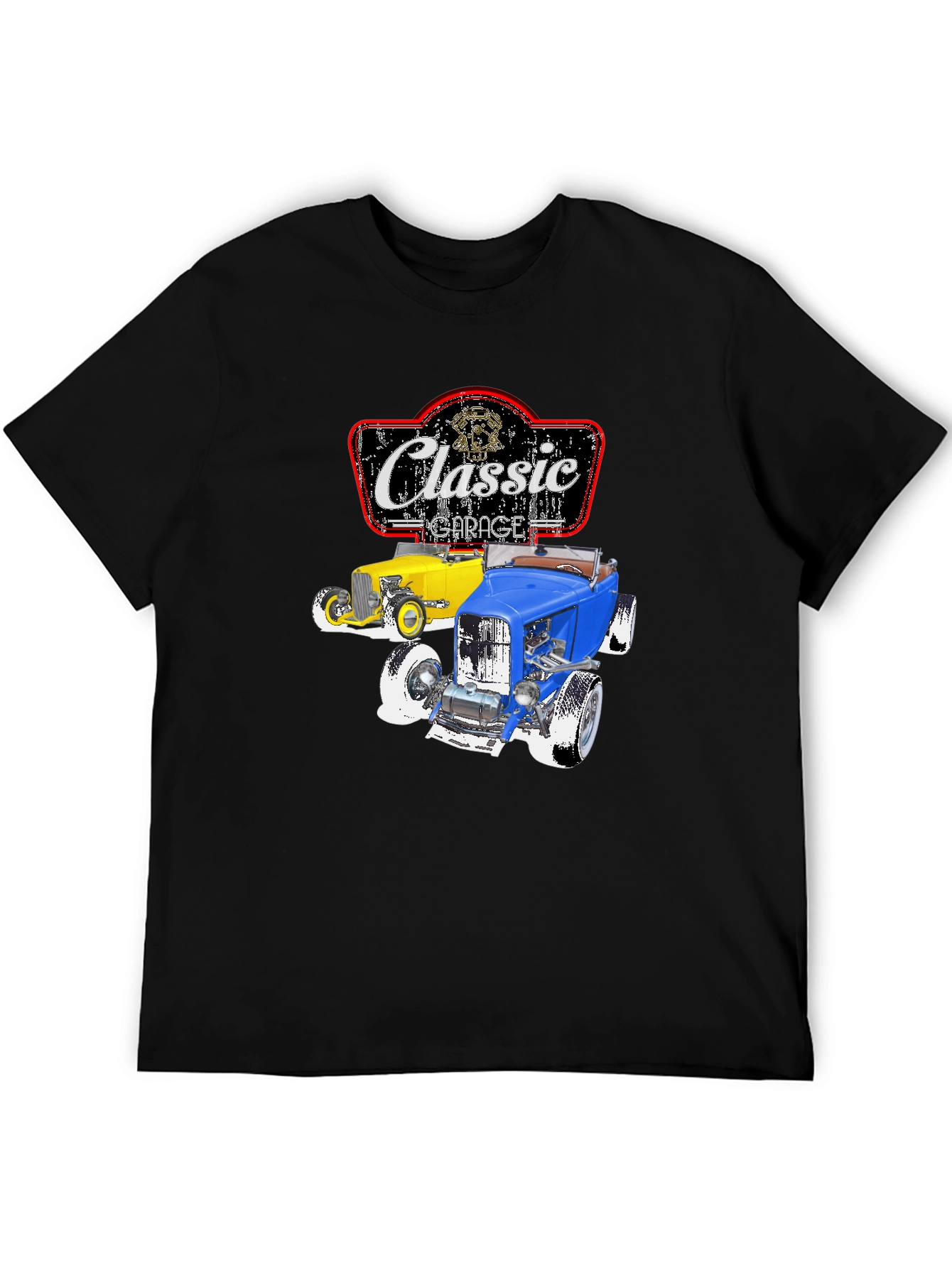 Classic Garage T-Shirt: Retro Hot Rod Graphic Tee