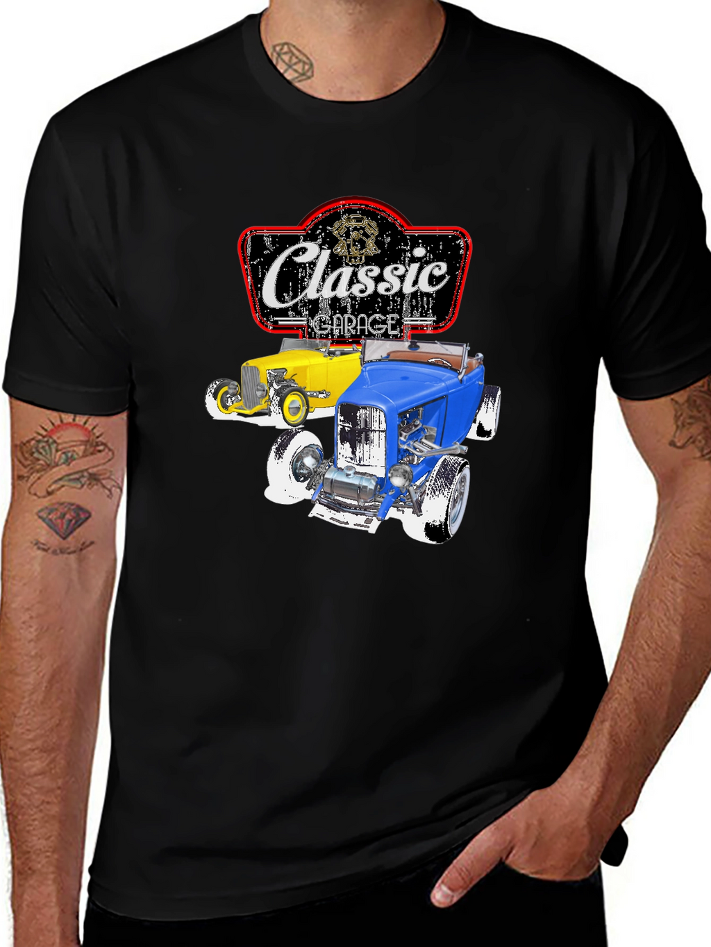 Classic Garage T-Shirt: Retro Hot Rod Graphic Tee