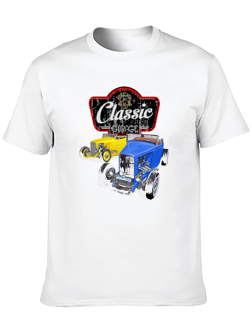 Classic Garage T-Shirt: Retro Hot Rod Graphic Tee
