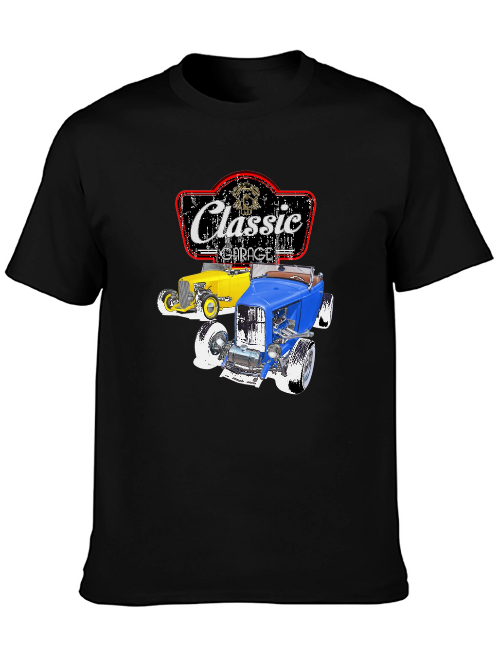 Classic Garage T-Shirt: Retro Hot Rod Graphic Tee