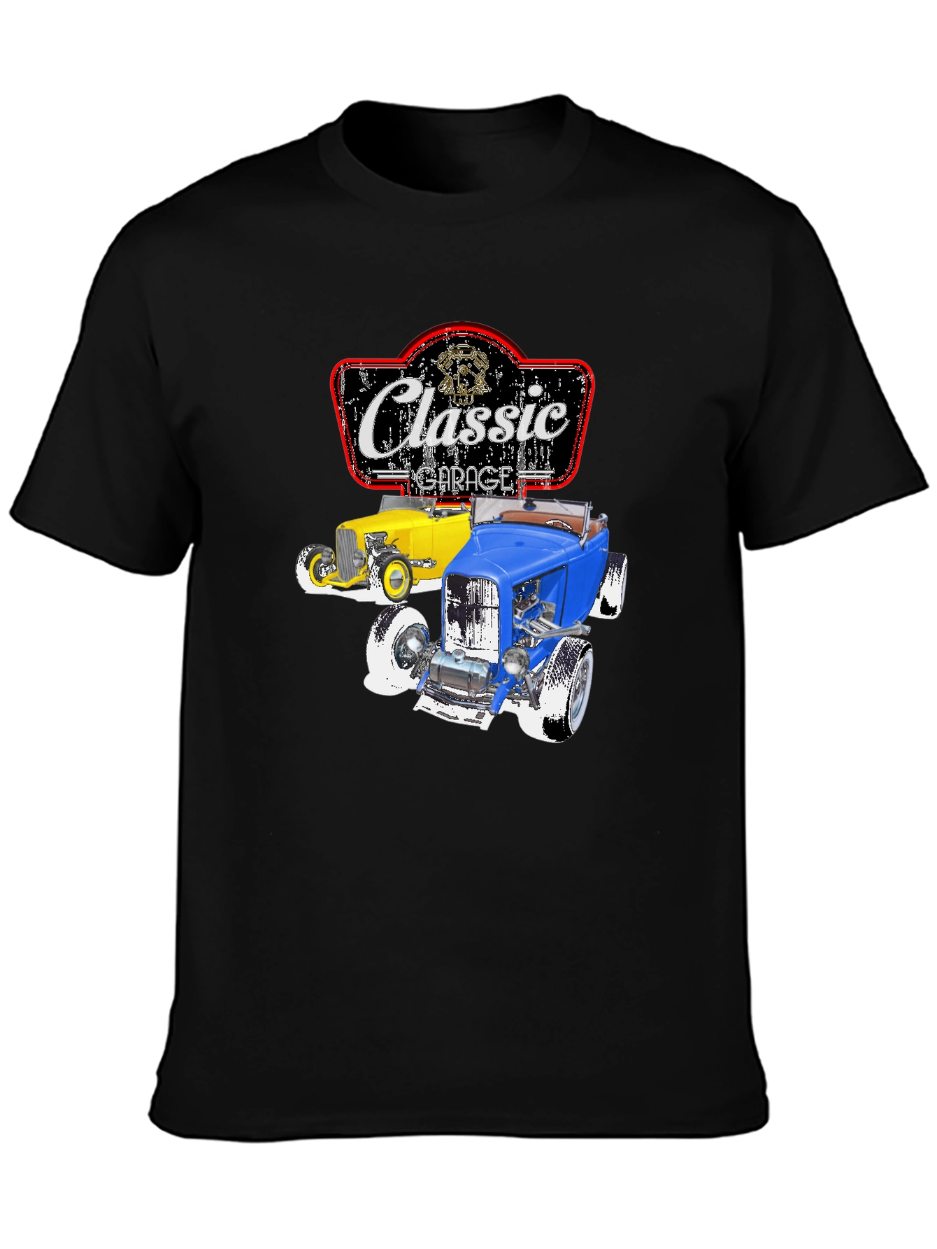 Classic Garage T-Shirt: Retro Hot Rod Graphic Tee