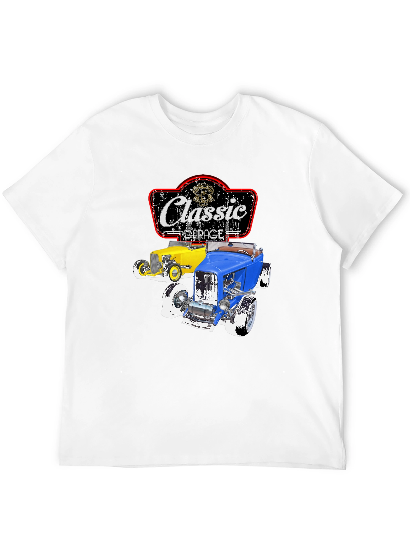 Classic Garage T-Shirt: Retro Hot Rod Graphic Tee
