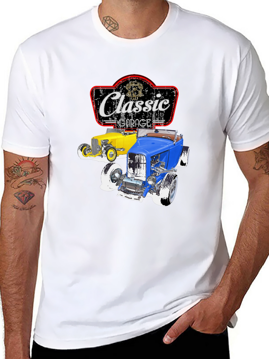 Classic Garage T-Shirt: Retro Hot Rod Graphic Tee