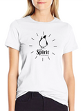Penguin Spirit Animal Graphic T-Shirt - Black