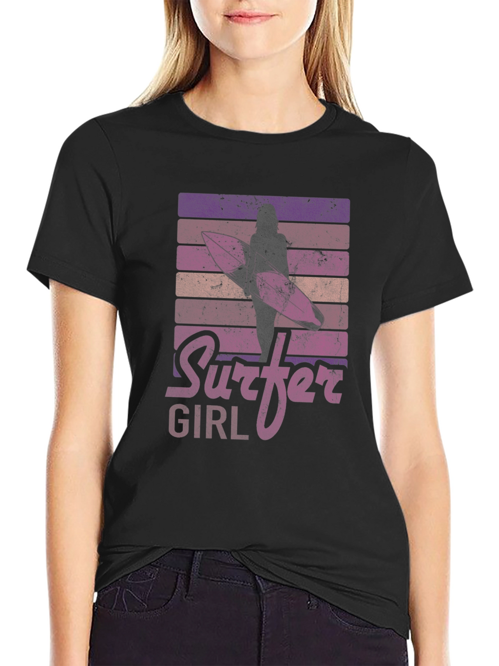 Retro Surfer Girl T-Shirt