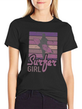 Retro Surfer Girl T-Shirt