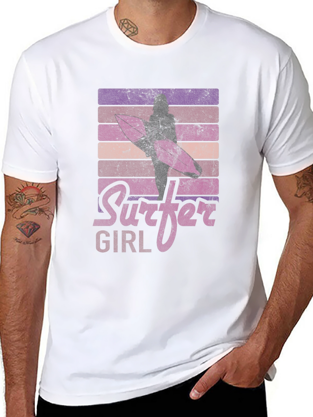 Retro Surfer Girl T-Shirt