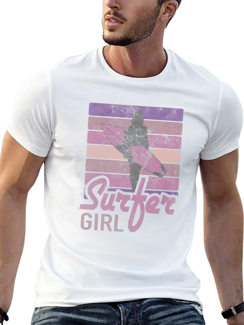 Retro Surfer Girl T-Shirt