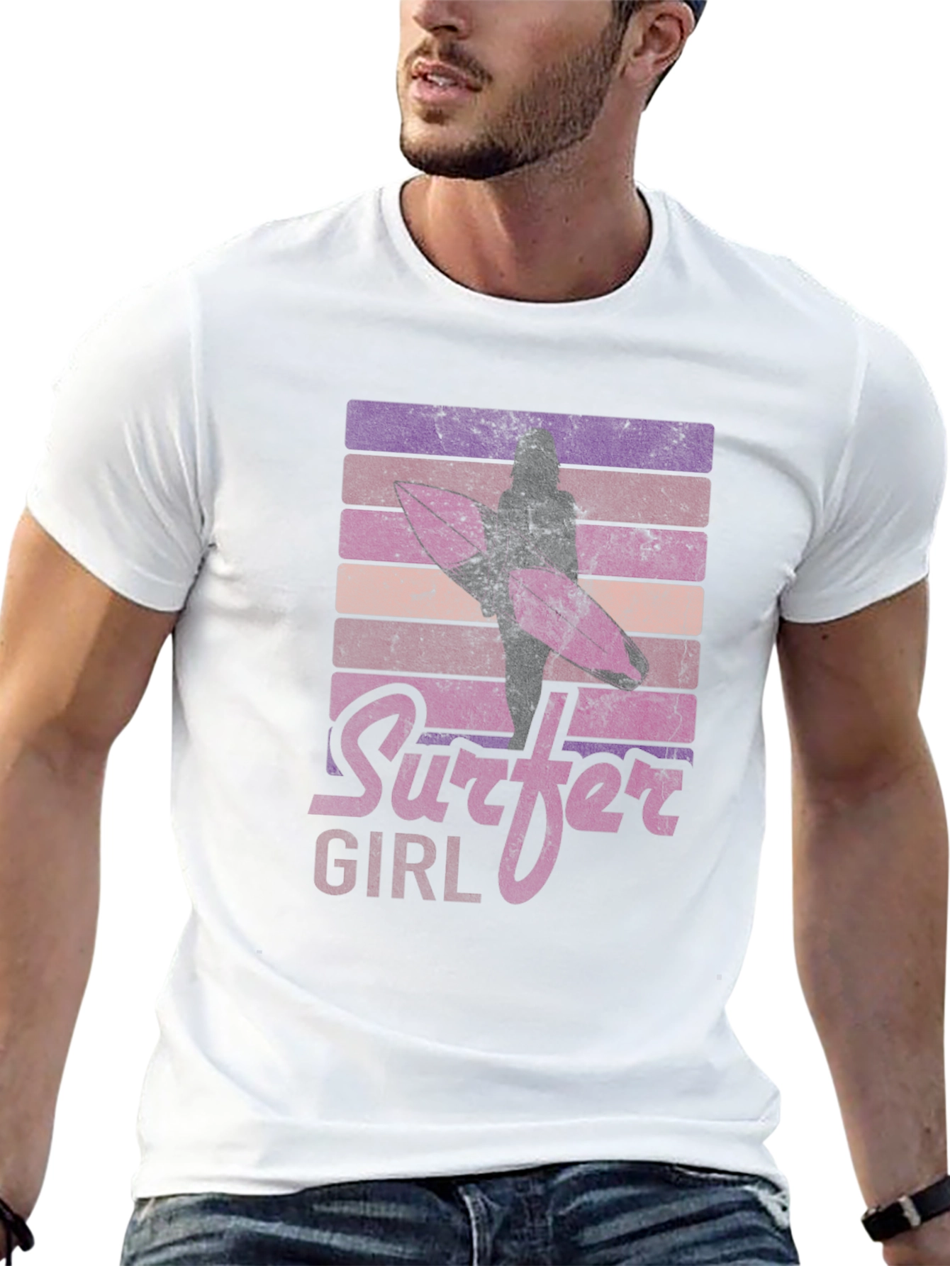 Retro Surfer Girl T-Shirt
