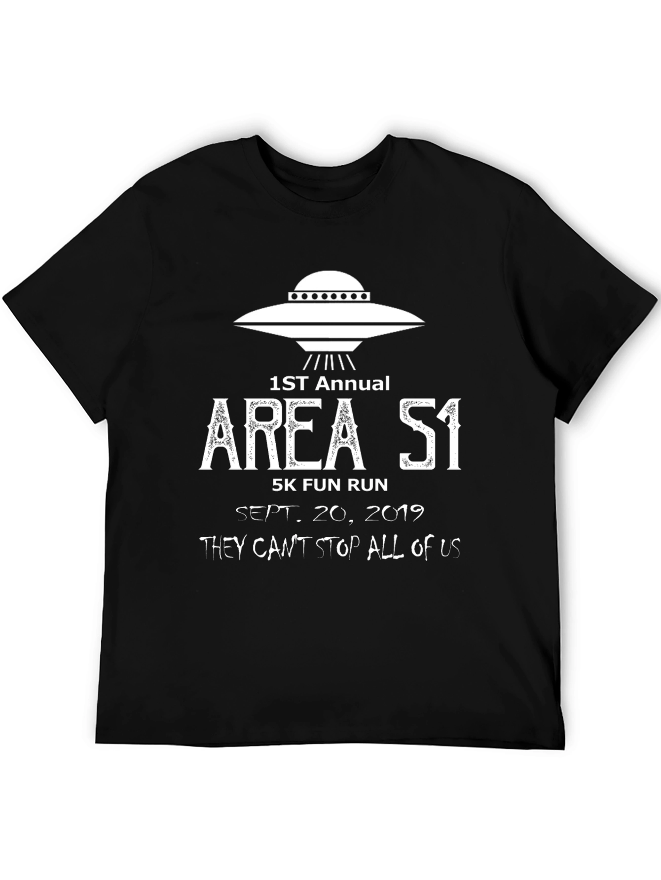 Area 51 5K Fun Run T-Shirt - Sept 20 2019