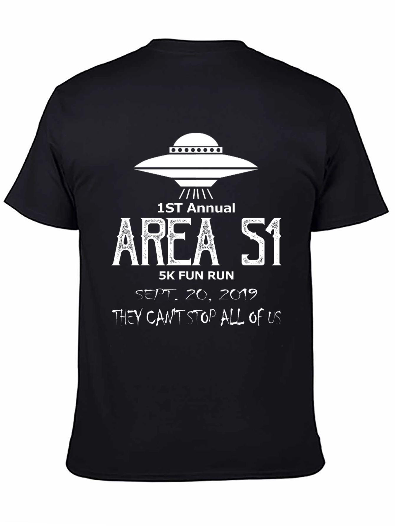 Area 51 5K Fun Run T-Shirt - Sept 20 2019