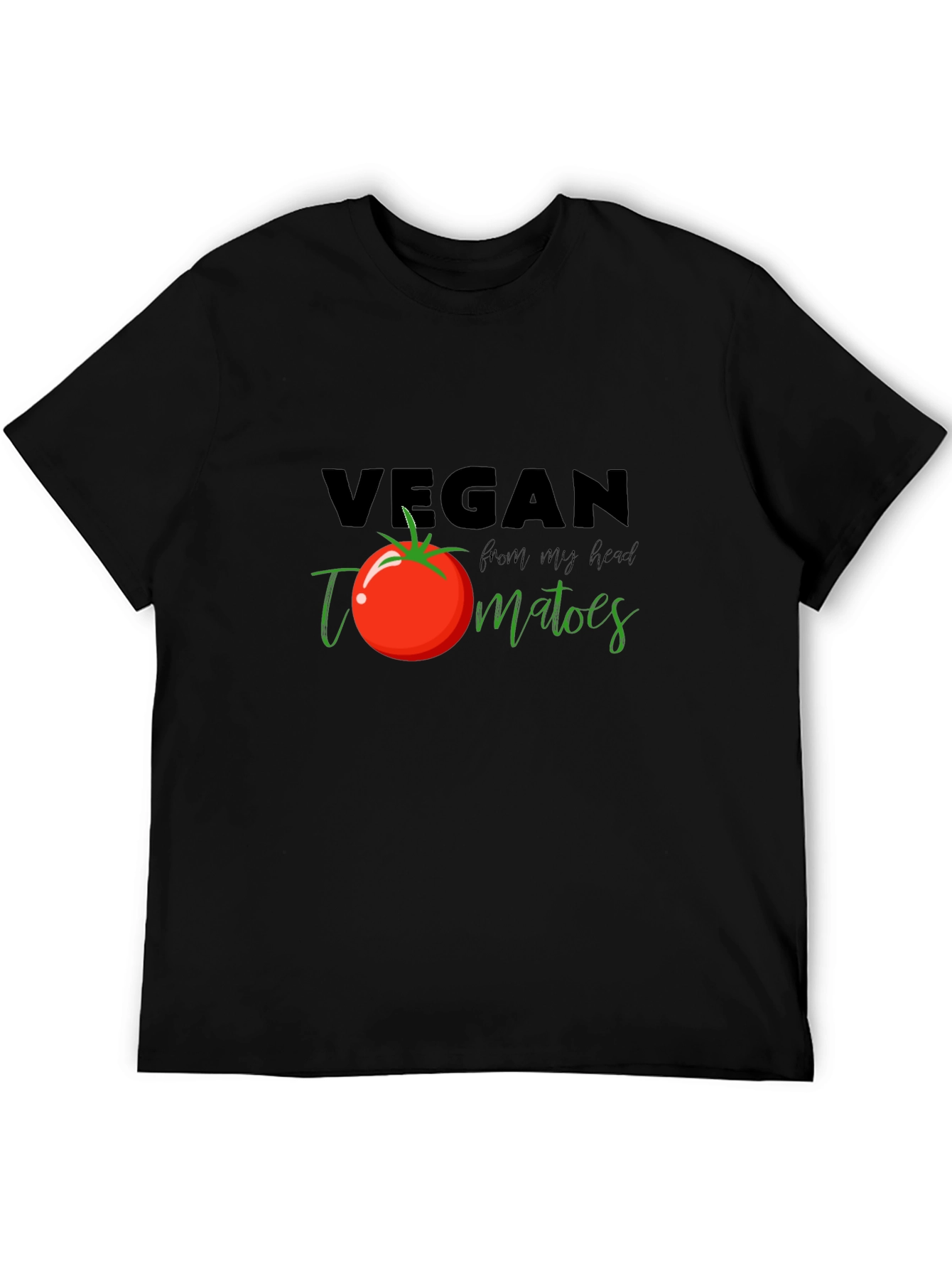 Vegan Tomato T-Shirt - Fresh From My Head Tee