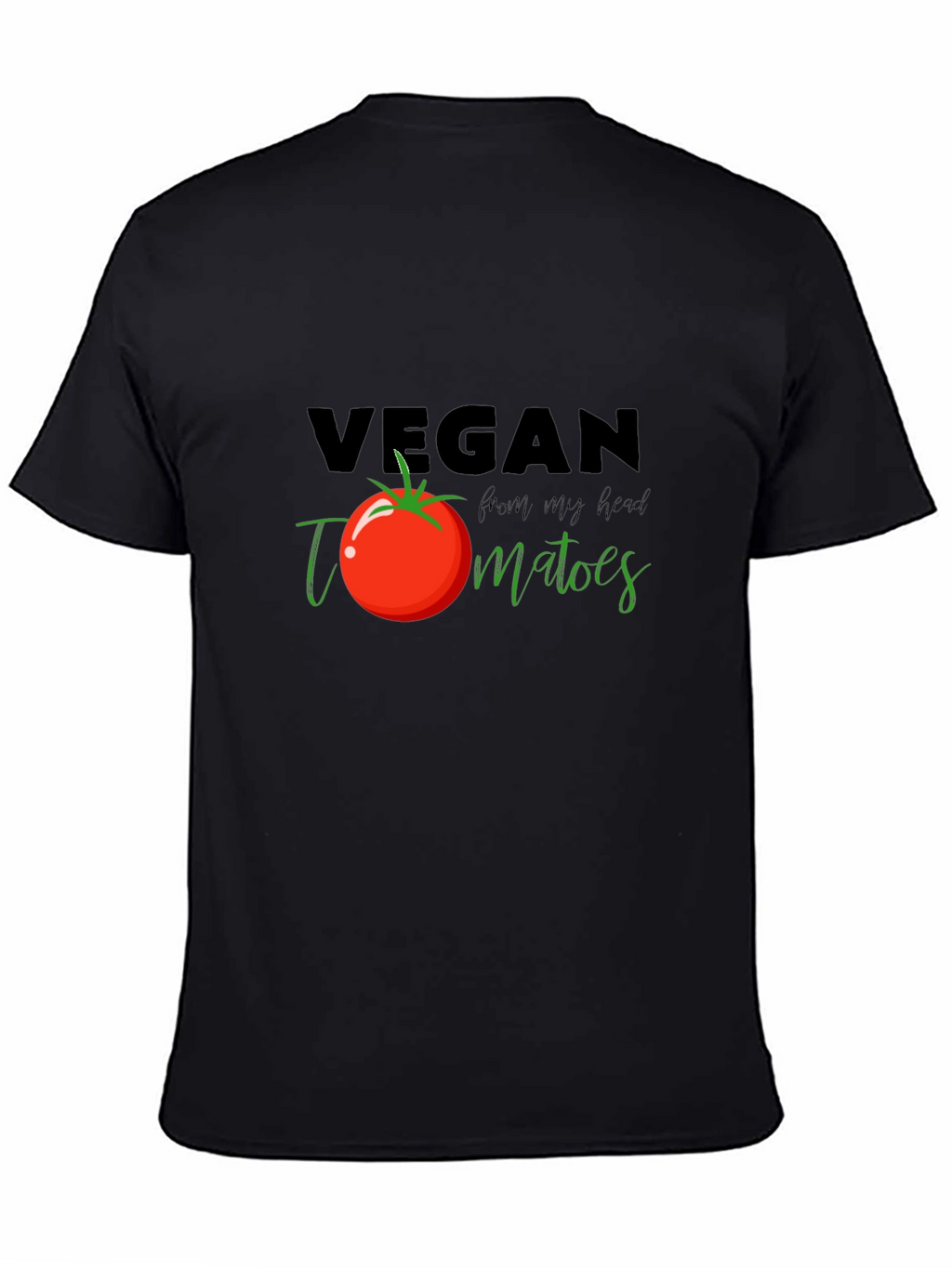 Vegan Tomato T-Shirt - Fresh From My Head Tee