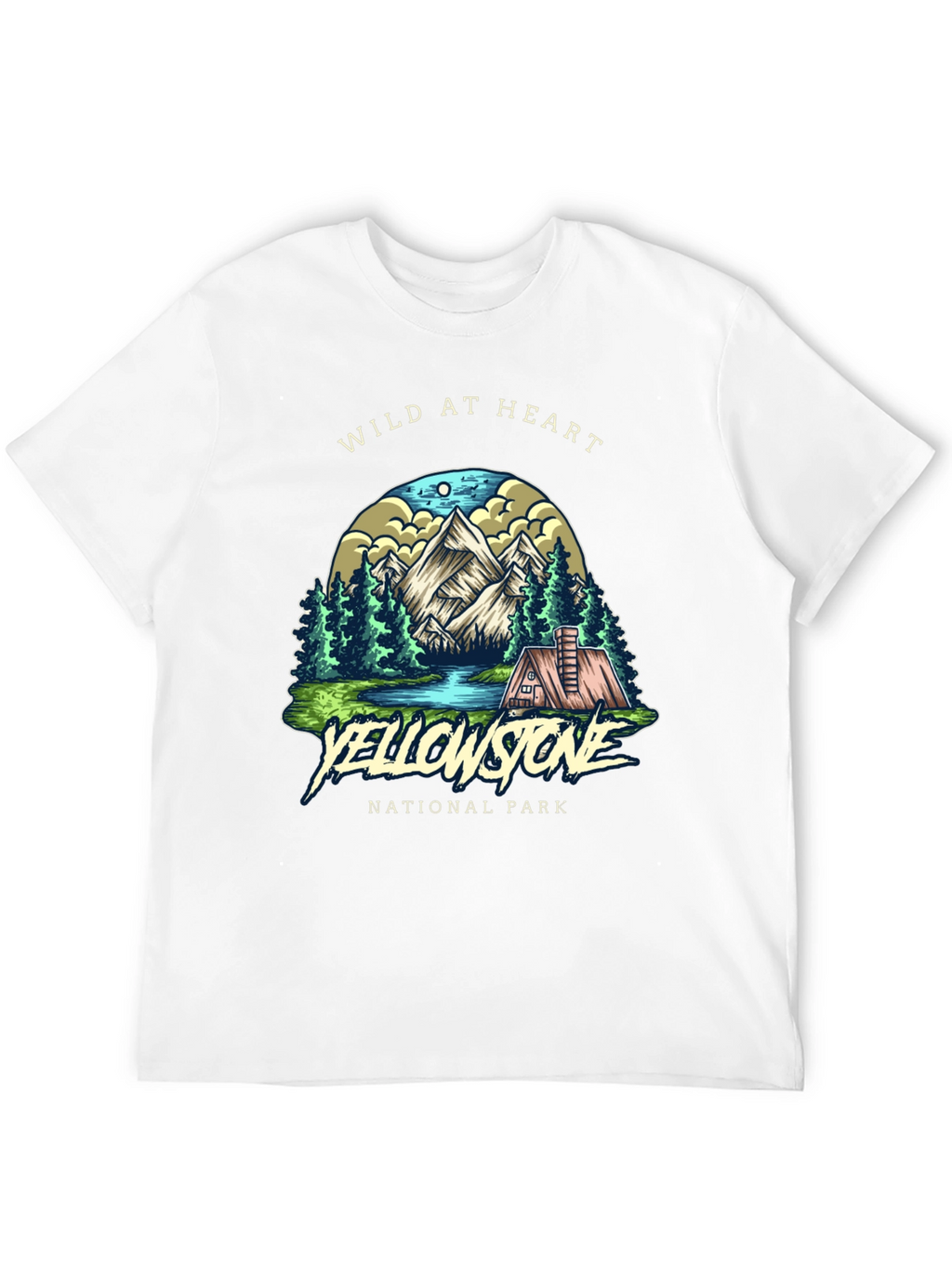 Wild at Heart Yellowstone National Park Graphic Tee