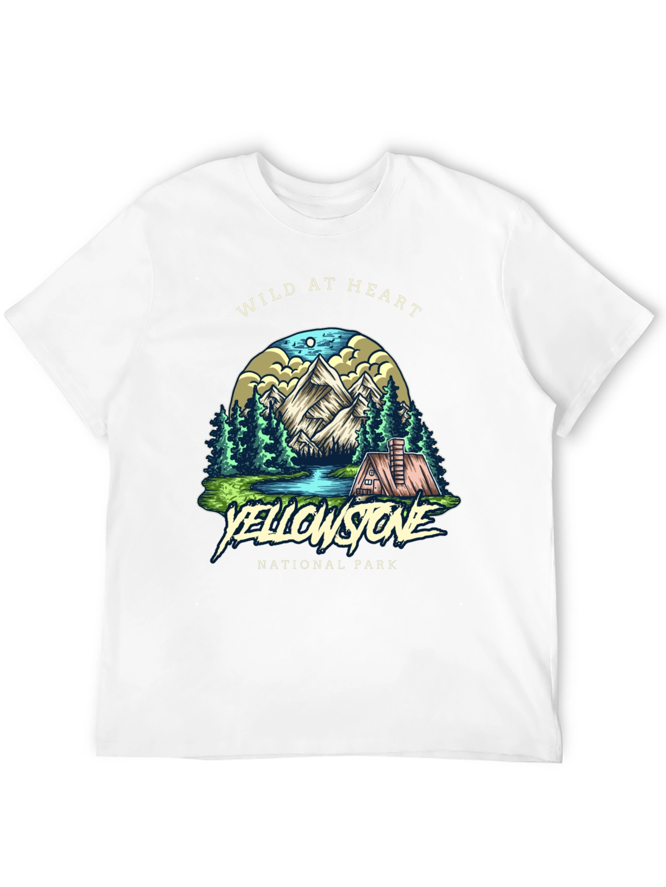 Wild at Heart Yellowstone National Park Graphic Tee