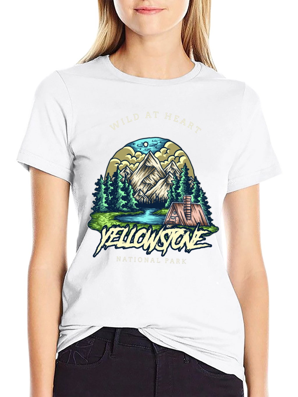 Wild at Heart Yellowstone National Park Graphic Tee