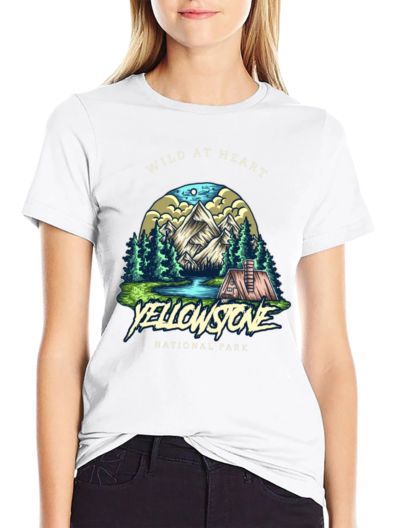 Wild at Heart Yellowstone National Park Graphic Tee