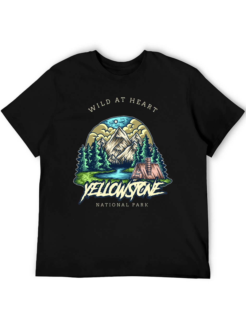 Wild at Heart Yellowstone National Park Graphic Tee