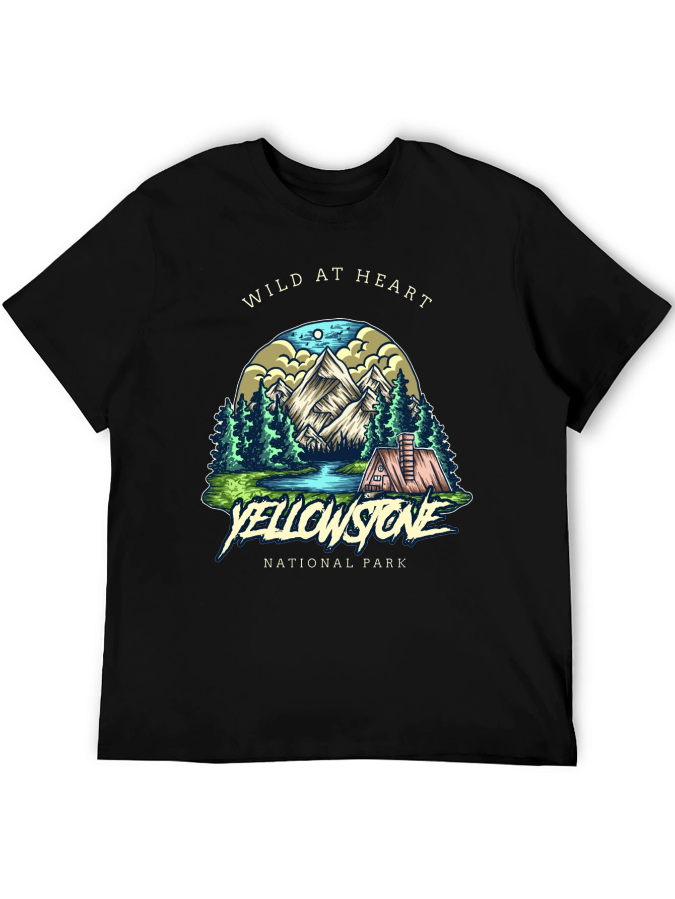 Wild at Heart Yellowstone National Park Graphic Tee