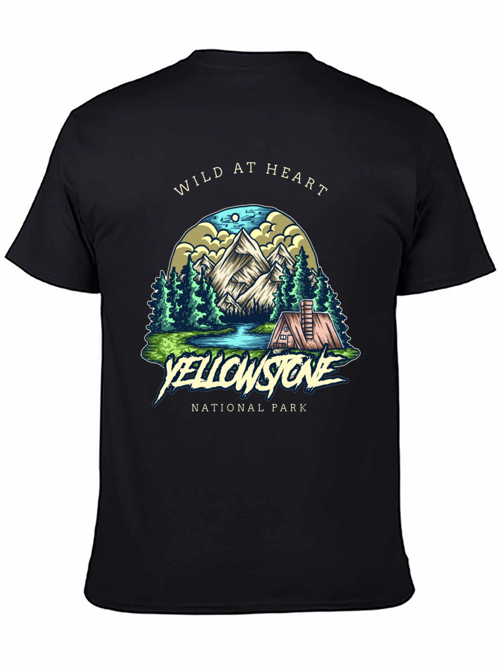 Wild at Heart Yellowstone National Park Graphic Tee
