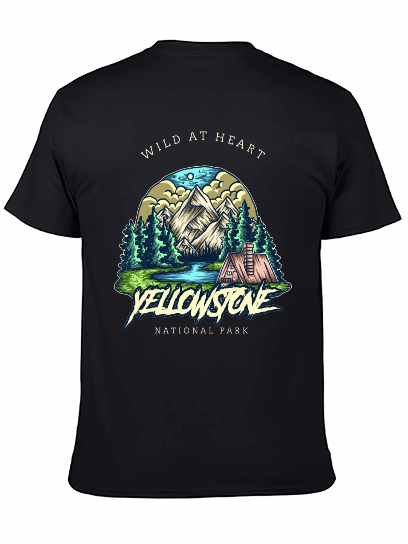 Wild at Heart Yellowstone National Park Graphic Tee