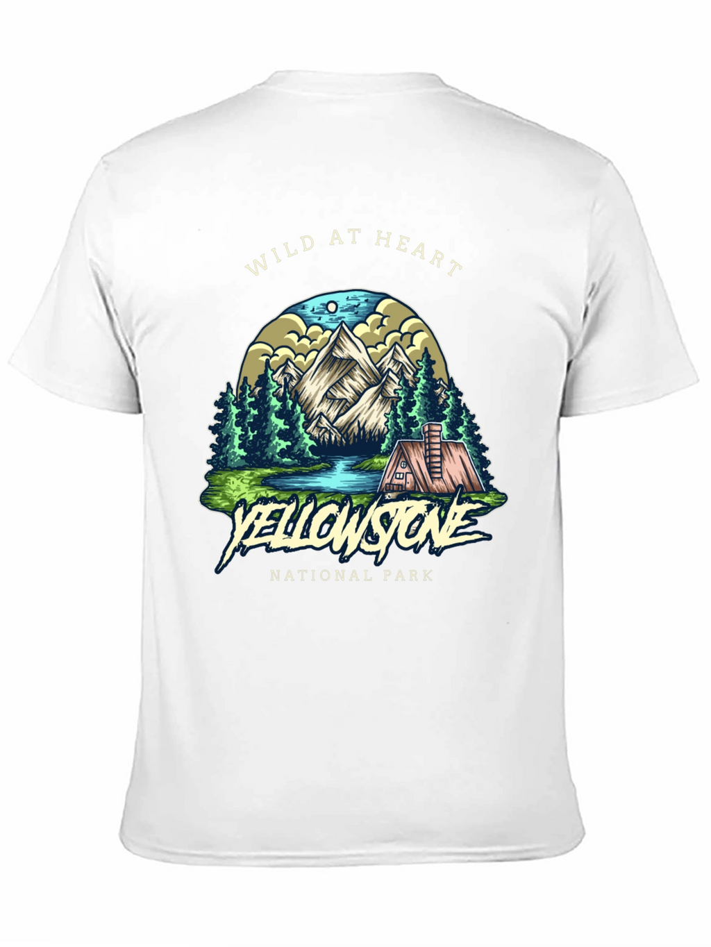 Wild at Heart Yellowstone National Park Graphic Tee