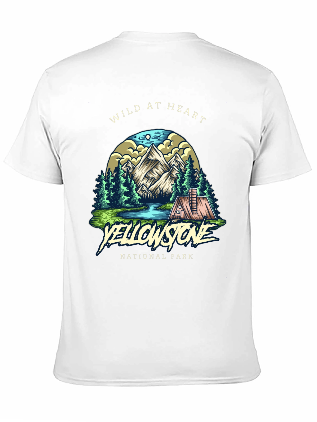 Wild at Heart Yellowstone National Park Graphic Tee