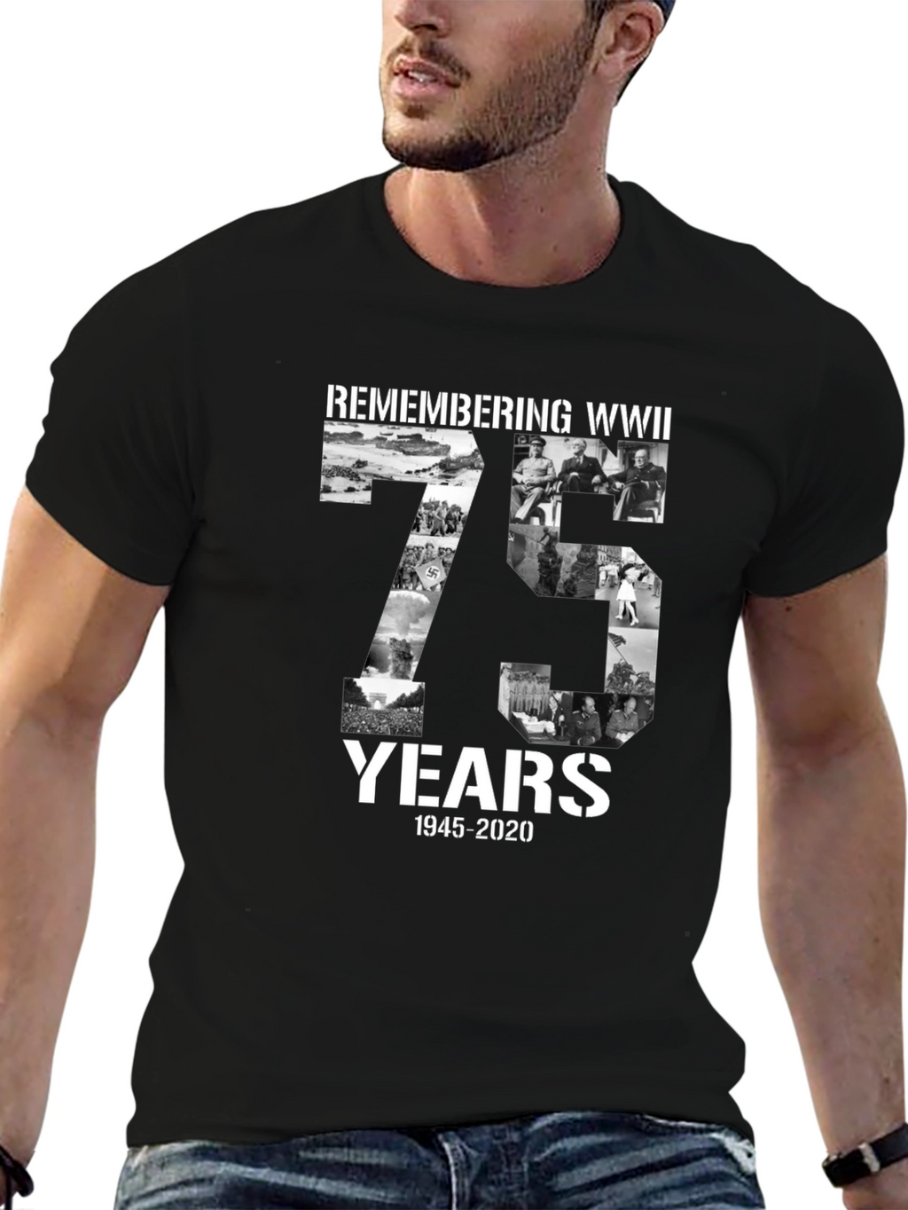 Remembering WWII 75 Years T-Shirt
