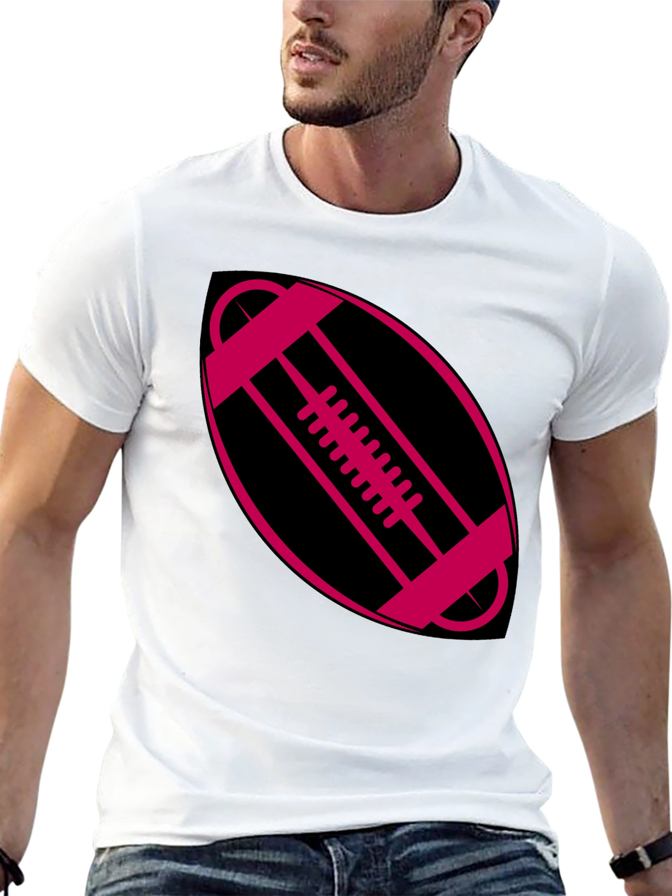 Football Graphic Tee - Classic Style