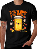 Happy Pills T-Shirt -  Medicine Cartoon Tee