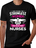 Strongest Women Nurses Graphic Tee