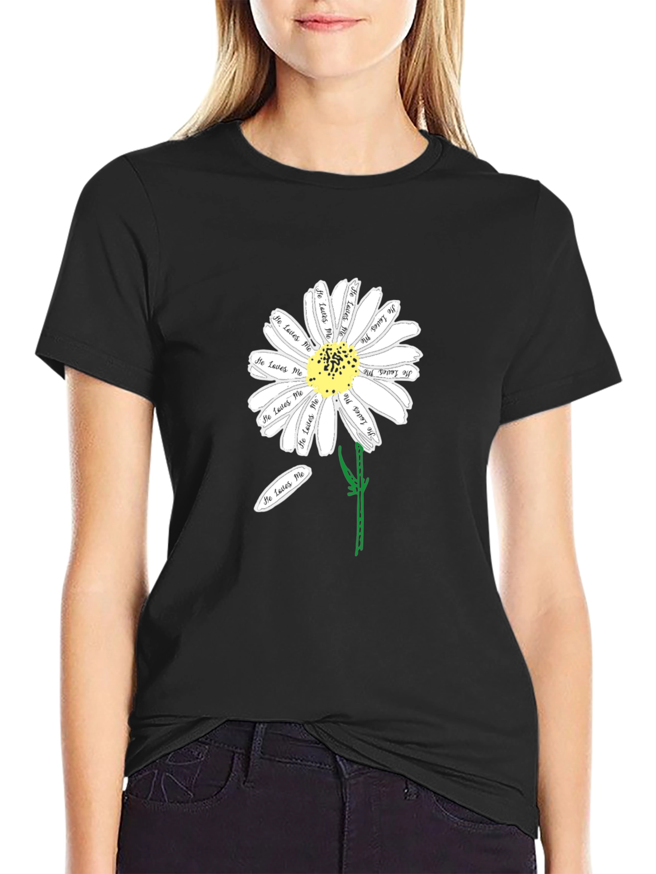 He Loves Me Daisy T-Shirt