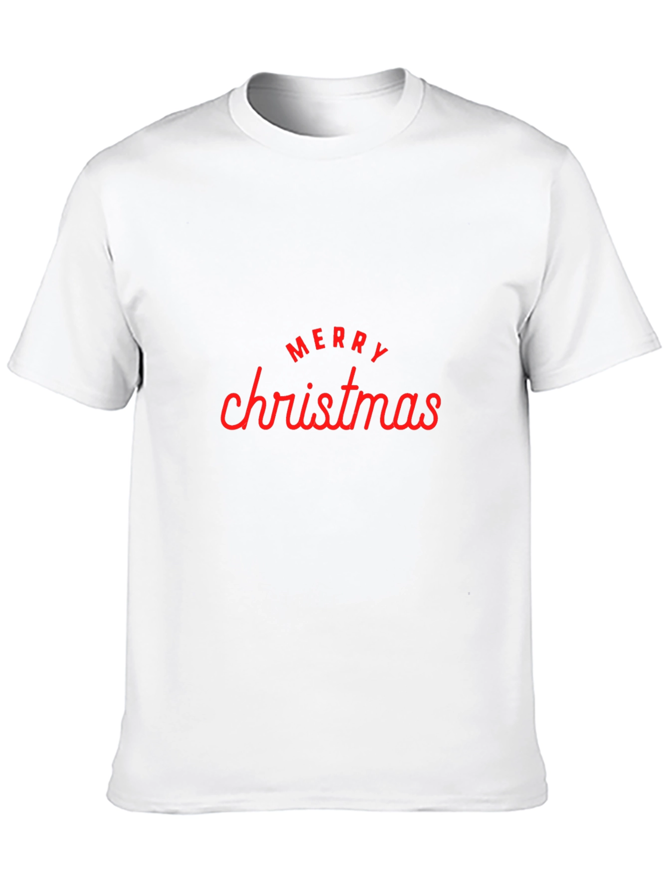 Merry Christmas Graphic Tee - Black Holiday T-Shirt