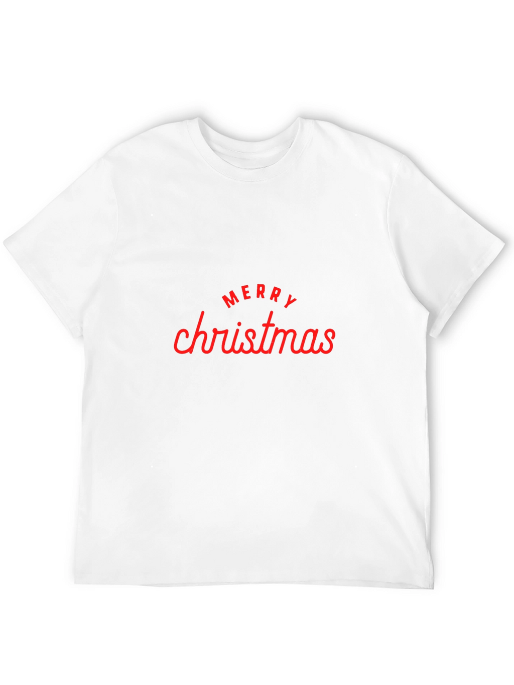 Merry Christmas Graphic Tee - Black Holiday T-Shirt