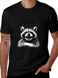 Thanks Its the Trauma Raccoon T-Shirt - Black