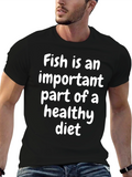 Fish Diet T-Shirt - Healthy Lifestyle Tee