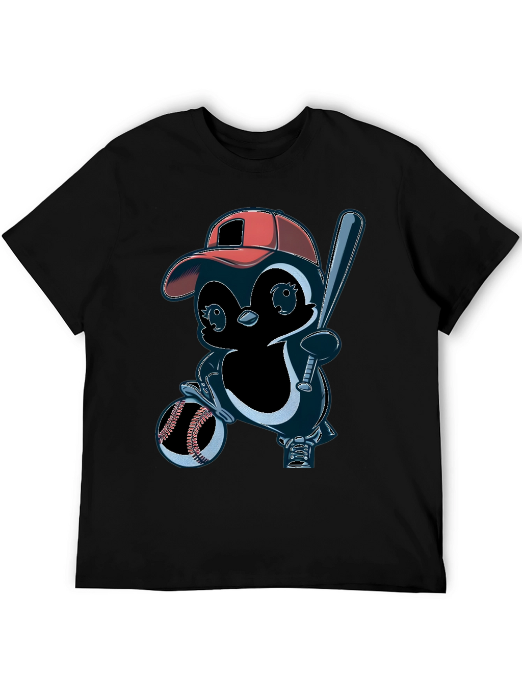 Baseball Penguin T-Shirt