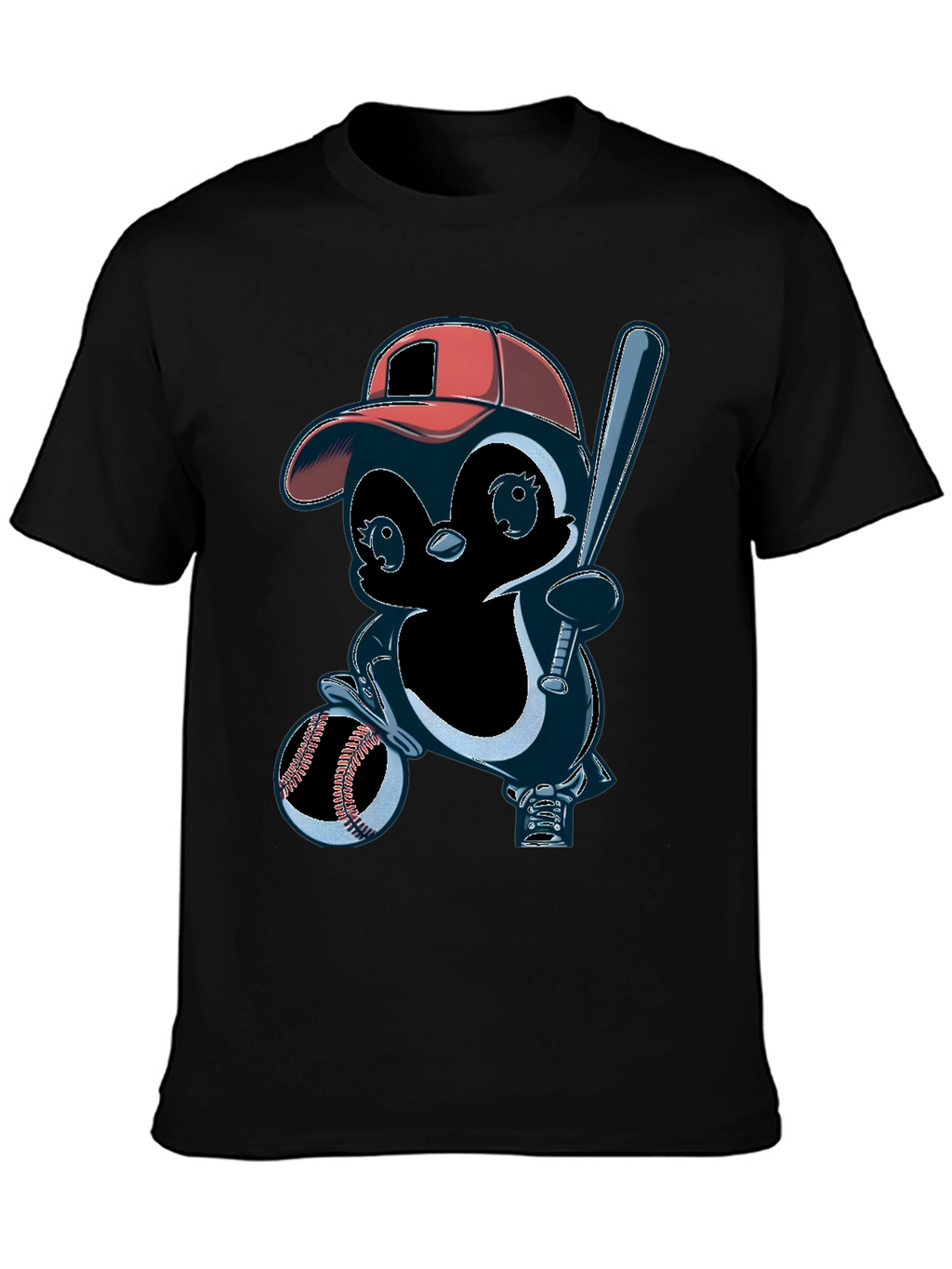 Baseball Penguin T-Shirt