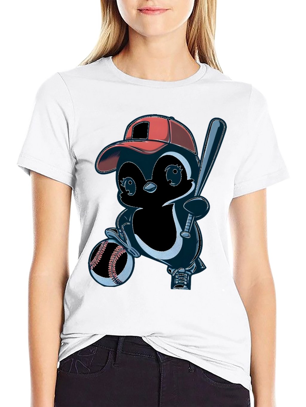 Baseball Penguin T-Shirt