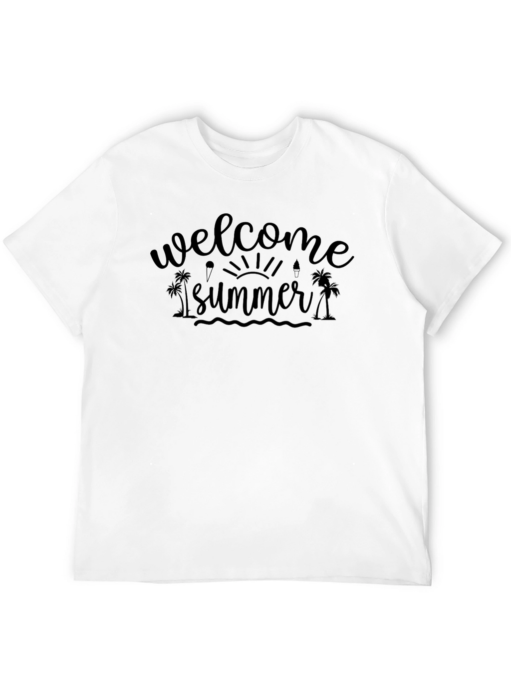 Welcome Summer Black T-Shirt