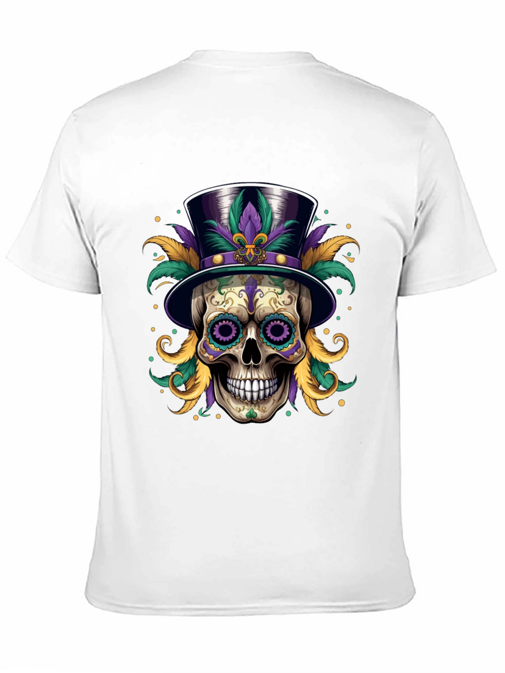 Mardi Gras Skull T-Shirt