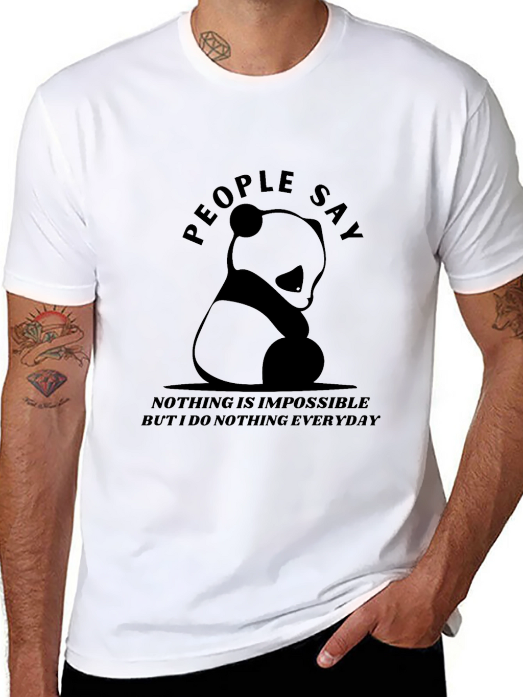 People Say Panda T-Shirt