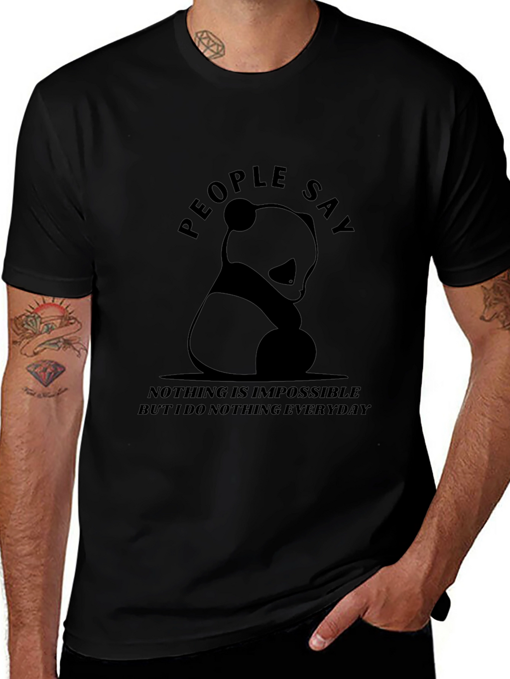 People Say Panda T-Shirt