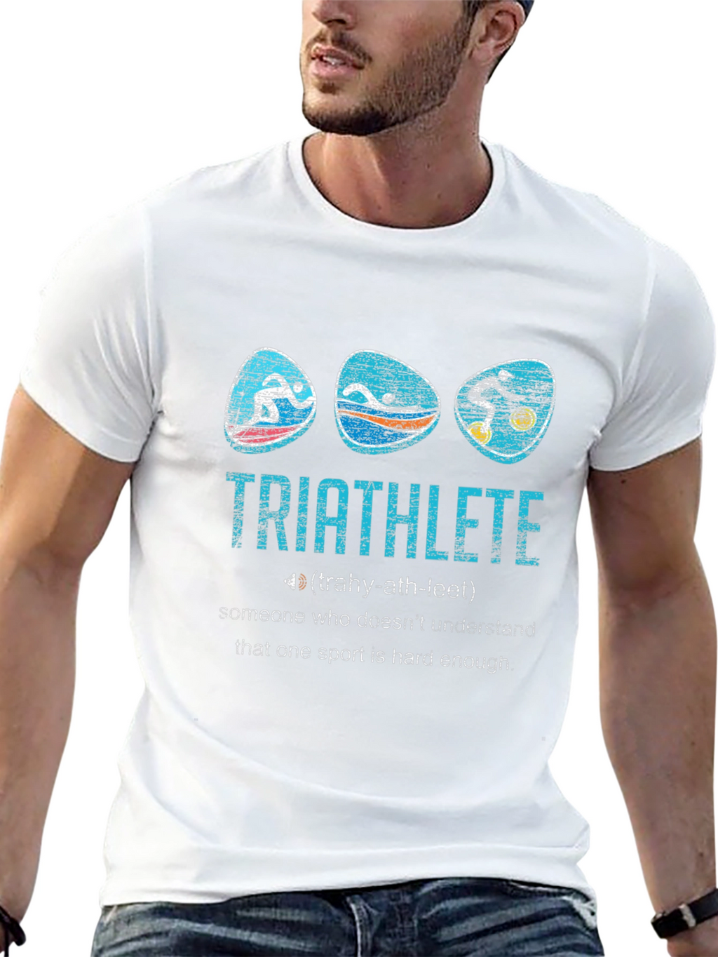 Triathlete Definition Graphic T-Shirt