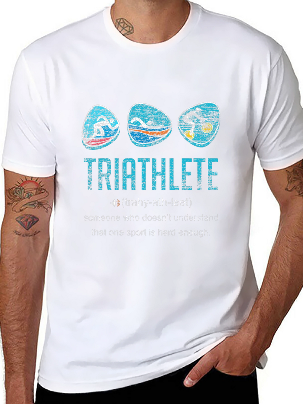 Triathlete Definition Graphic T-Shirt
