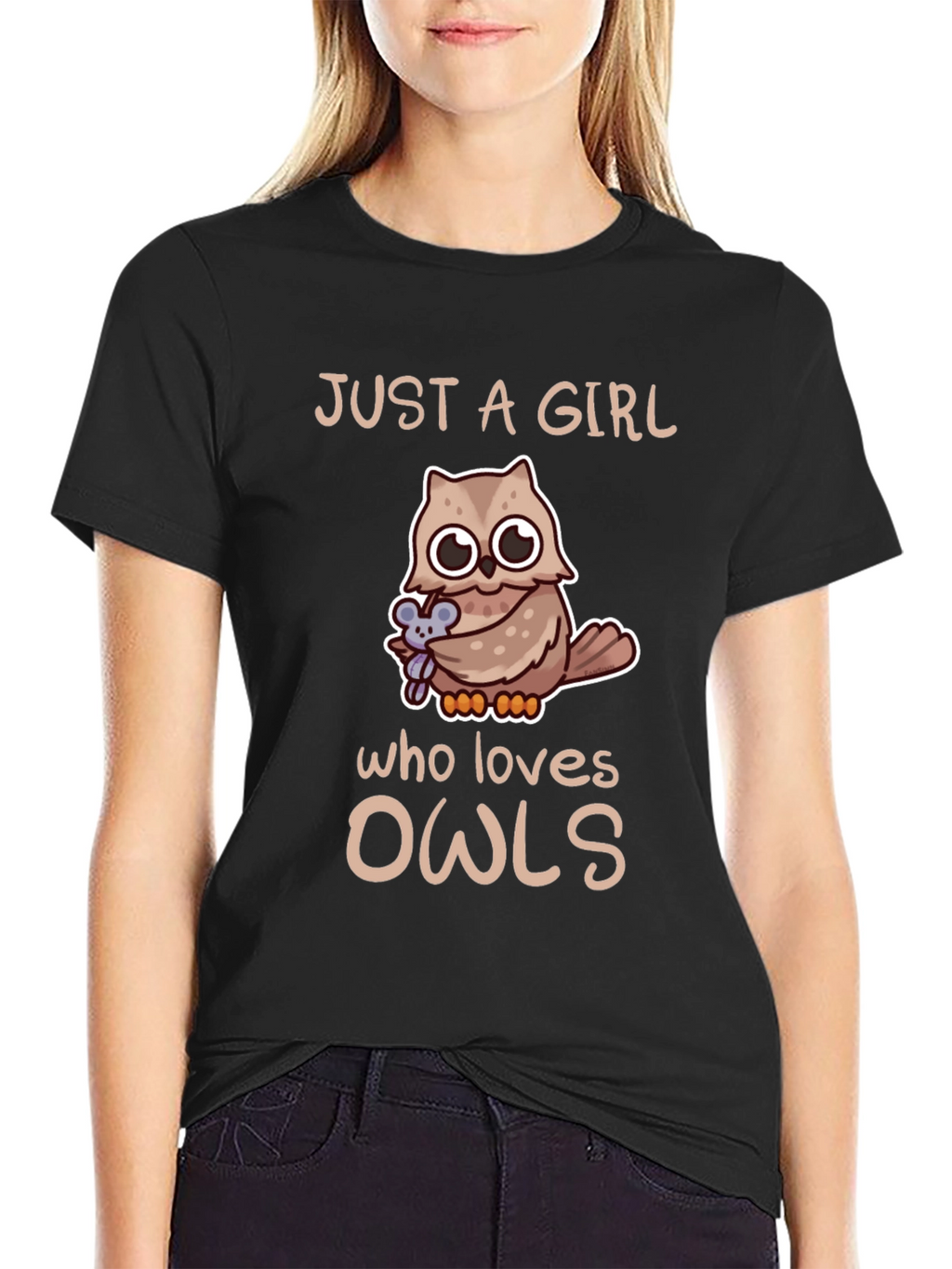 Just a Girl Who Loves Owls T-Shirt