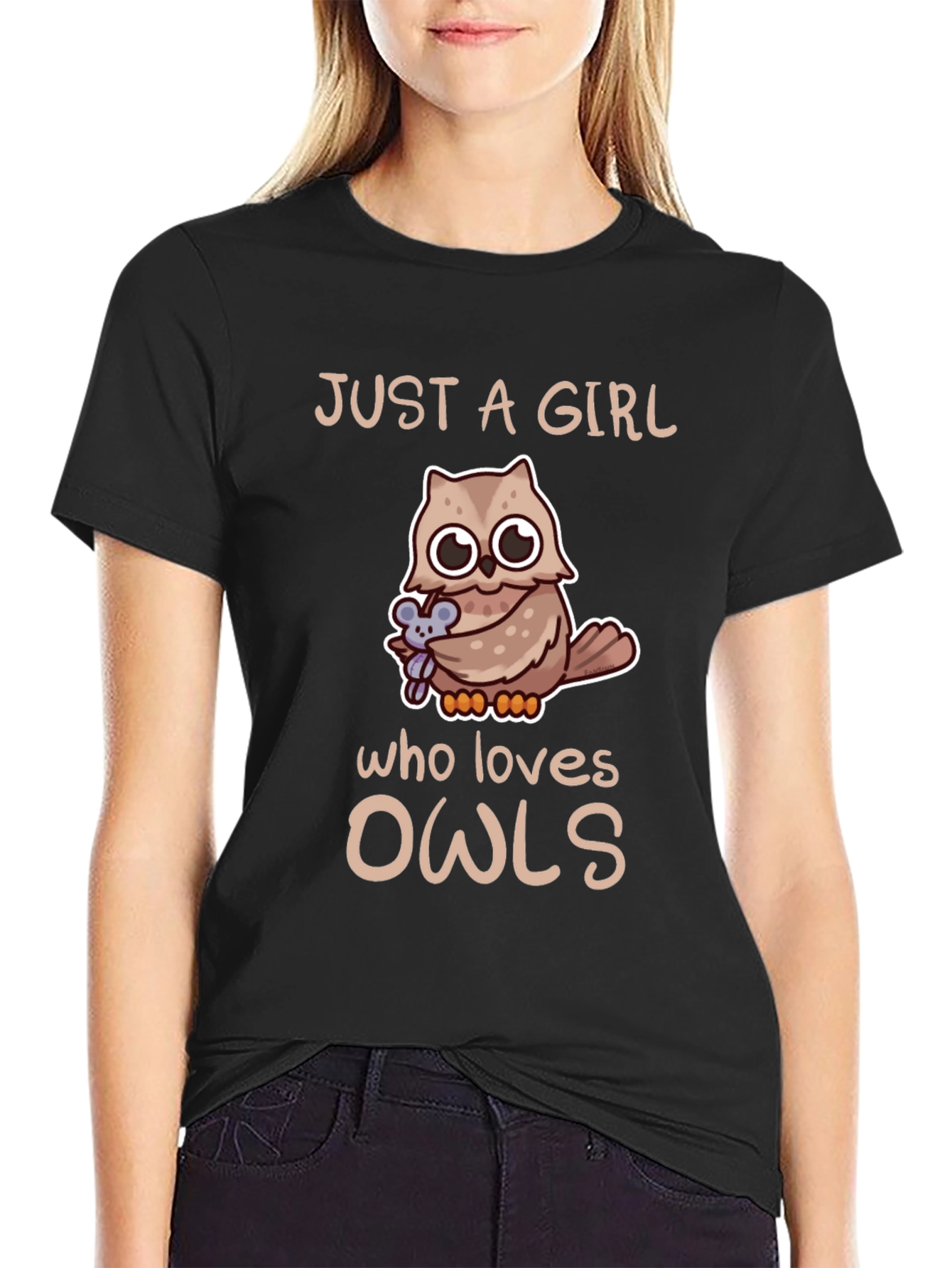 Just a Girl Who Loves Owls T-Shirt